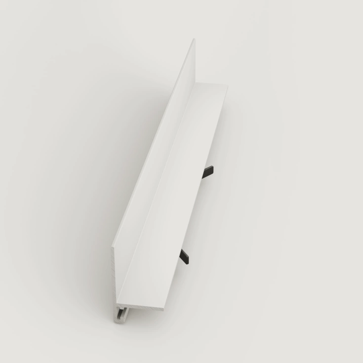 Микроплинтус LACONISTIQ Micro-L угловой Белый МАТОВЫЙ RAL9016 фото 3