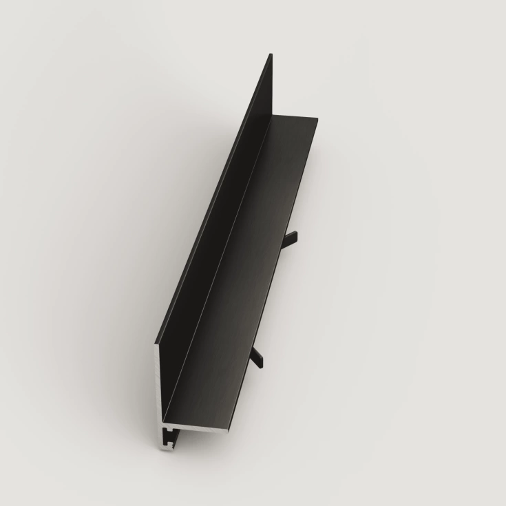 Микроплинтус LACONISTIQ Micro-L угловой Чёрный анодированный фото 4